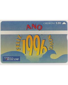 Télécarte L&G dummy Feliz Ano Novo 1996 Boas Festas Portugal