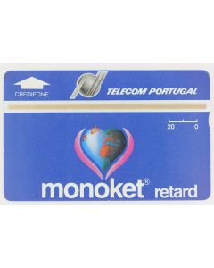 Télécarte L&G dummy Monoket Retard Portugal