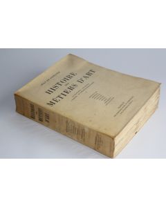 Livre Histoire des métiers d'art signé Jean de Fontanes 1950