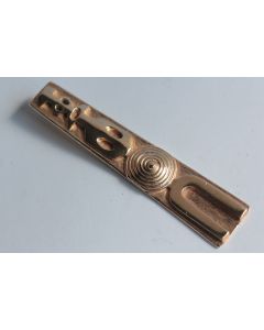 Pendentif design bronze doré Michèle FORGEOIS