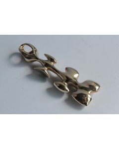 Pendentif design bronze doré Michèle FORGEOIS
