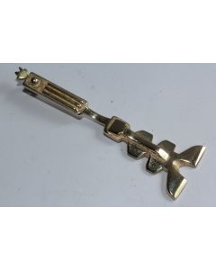 Pendentif design bronze doré Michèle FORGEOIS