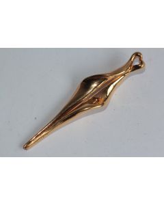 Pendentif design plaqué or Michèle FORGEOIS