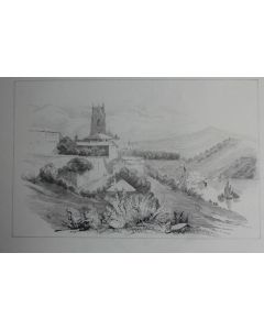 Dessin original Alexandre CALAME