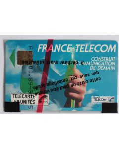 Télécarte à puce France Lille Fibre optique 50U 1989 NSB