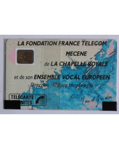 Télécarte à puce France Chapelle royale 1 1989 NSB