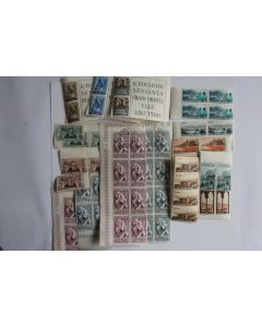 Timbres Italie 1953-1954 bloc x4 neufs