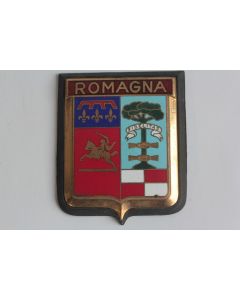 Insigne automobile émaillée Romagna Italie Drago Paris