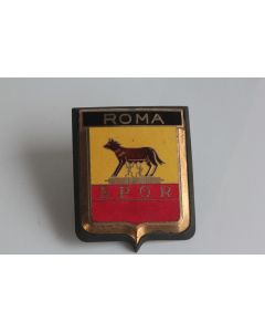 Insigne automobile émaillée Roma Italie Drago Paris