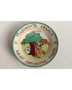 Assiette Ristorante Casale Saint Christophe Aosta 1984 Italie