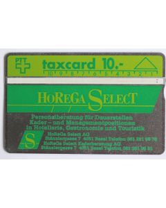 Télécarte L&G Horega Select 105F Suisse 1991