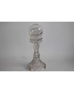 Lampe à huile verre XIXe siècle