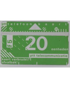 Télécarte L&G dummy Centraal Beheer 20 eenheden Pays-Bas