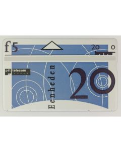 Télécarte L&G dummy Circles thin card Pencil 20 eenheden Pays-Bas
