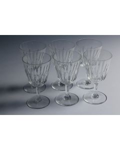 BACCARAT 6 Verres à vin blanc cristal Casino 12 cm