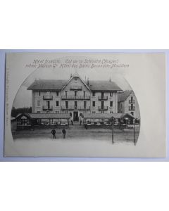 CPA Col de la Schlucht Hôtel des Bains Besançon Mouillère 