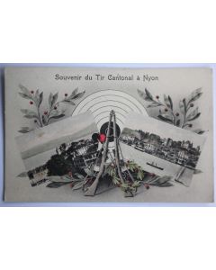 CPA Souvenir du Tir cantonal à Nyon Suisse