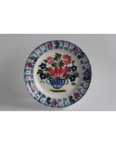 Ancienne assiette faïence St Clément