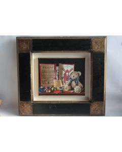 Tableau Peinture Nicolas LAHAYE Nounours Jeux Interdit