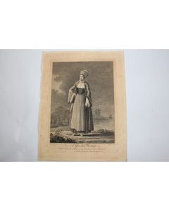 Gravure turque XVIIIe siècle A Grecian Woman