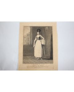 Gravure turque XVIIIe siècle A Greek Woman of Fino