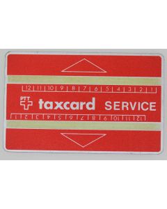 Télécarte de service Landis & Gyr Taxcard Service 610S Suisse 1996