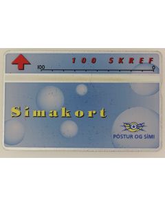 Télécarte L&G dummy Blue Bubbles Islande