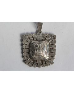Pendentif argent Sud américain