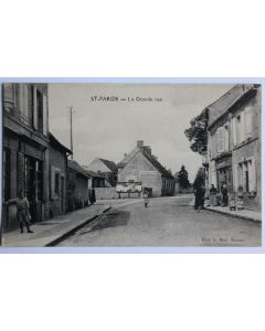 CPA St-Parize La grande rue Nièvre