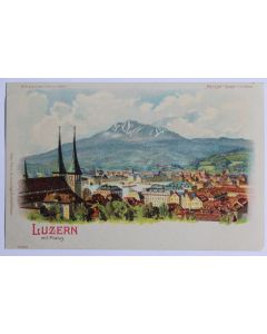 CPA Luzern Litho Meteor Suisse