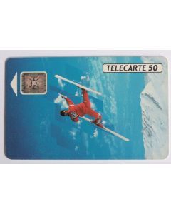 Télécarte à puce France Ski acrobatique 50U 1991