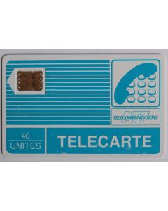 Télécarte à puce France Pyjama SC3 Offset glacée 40U Py10B