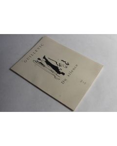 Livre Poème Du Silence de Guillevic 1995 Catherine Bolle