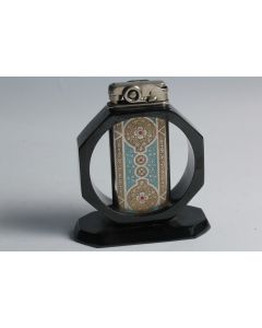 Briquet de table acier gravé 1930