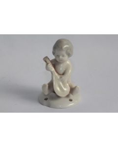 GOEBEL Demi figurine porcelaine Putti musicien