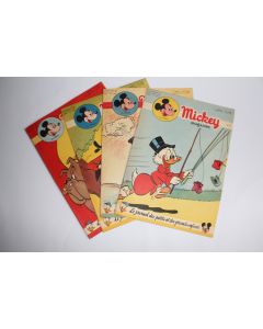 Mickey Magazine Août 1953 n°148 à n°151