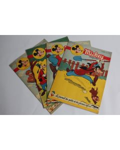 Mickey Magazine Septembre 1953 n°152 à n°155
