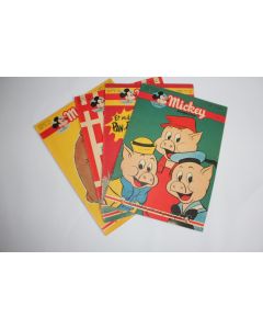 Mickey Magazine Octobre 1952 n°105 à n°108