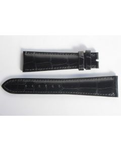 PATEK PHILIPPE Bracelet montre noir brillant 21 mm