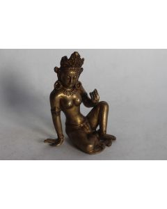 Sculpture bronze Divinité indienne Indra