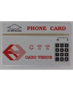 Télécarte L&G dummy CTT Cabo Verde 20 Impulsos Cap Vert