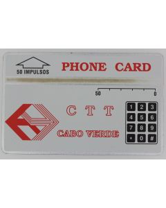 Télécarte L&G dummy CTT Cabo Verde 50 Impulsos Cap Vert