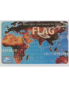 Télécarte L&G dummy Fibre Optic Flag Gibraltar