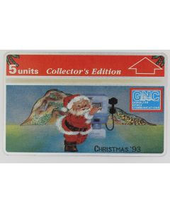 Télécarte L&G dummy Christmas 1993 Collector's Edition Gibraltar