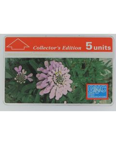 Télécarte L&G dummy Candytuft Collector's Edition Gibraltar