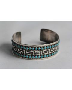 Bracelet jonc argent Turquoise