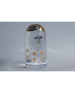 KOSTA BODA Presse papier cristal Mor 1970 Suède