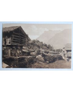 CPA Salvan Chalets du Biolley et les Dents de Morcles Suisse