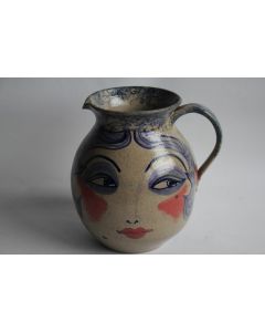 Pichet céramique visage