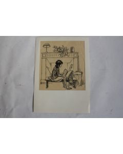 Dessin original signé NL